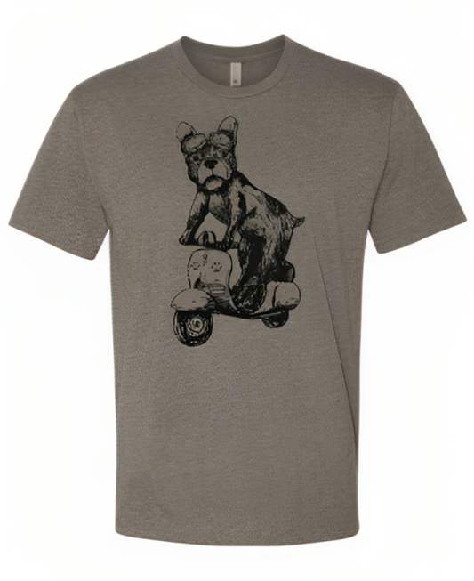 Frenchie Scooter Tee