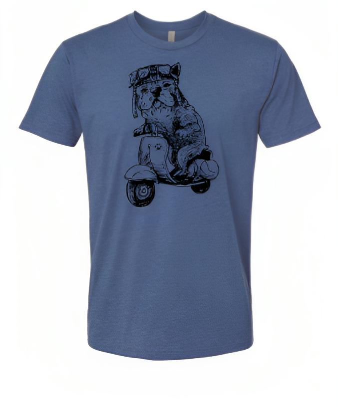 Bulldog Scooter Tee