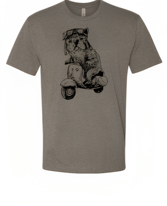 Bulldog Scooter Tee