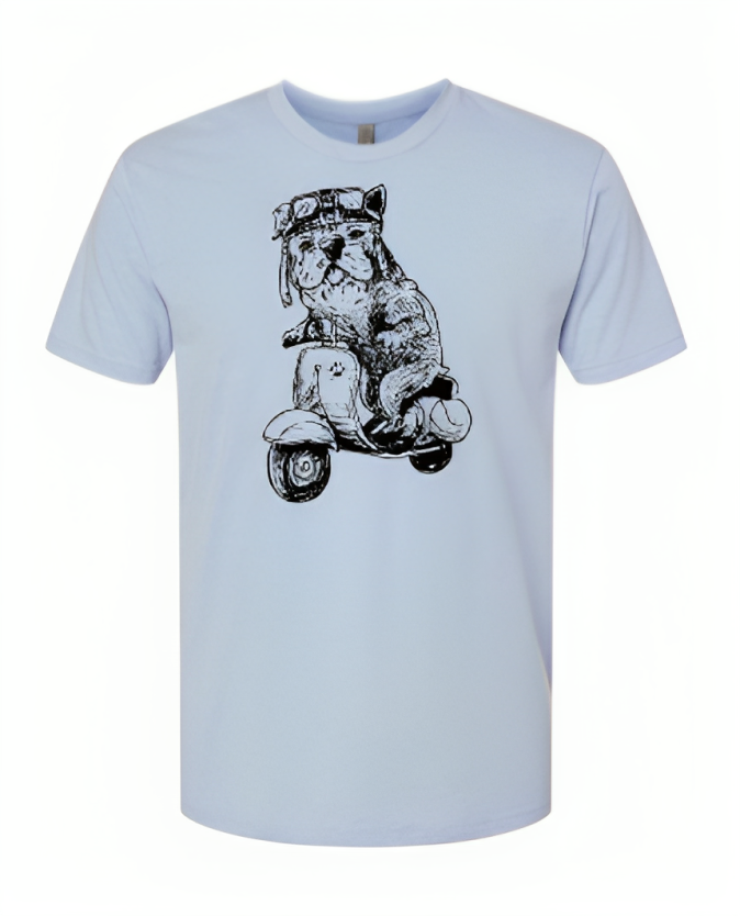Bulldog Scooter Tee
