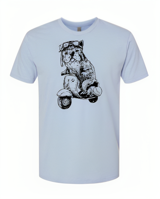 Bulldog Scooter Tee