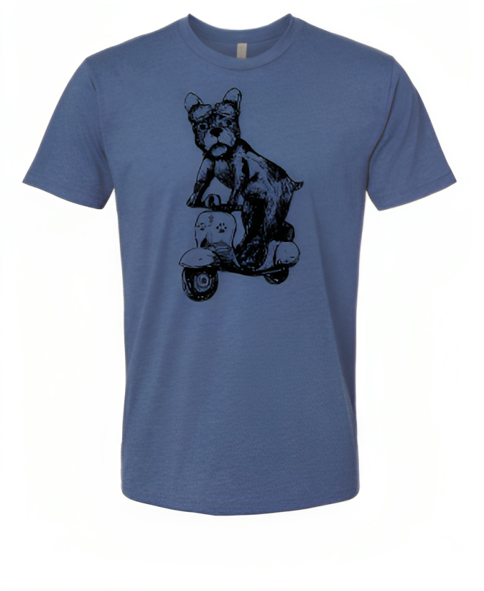Frenchie Scooter Tee