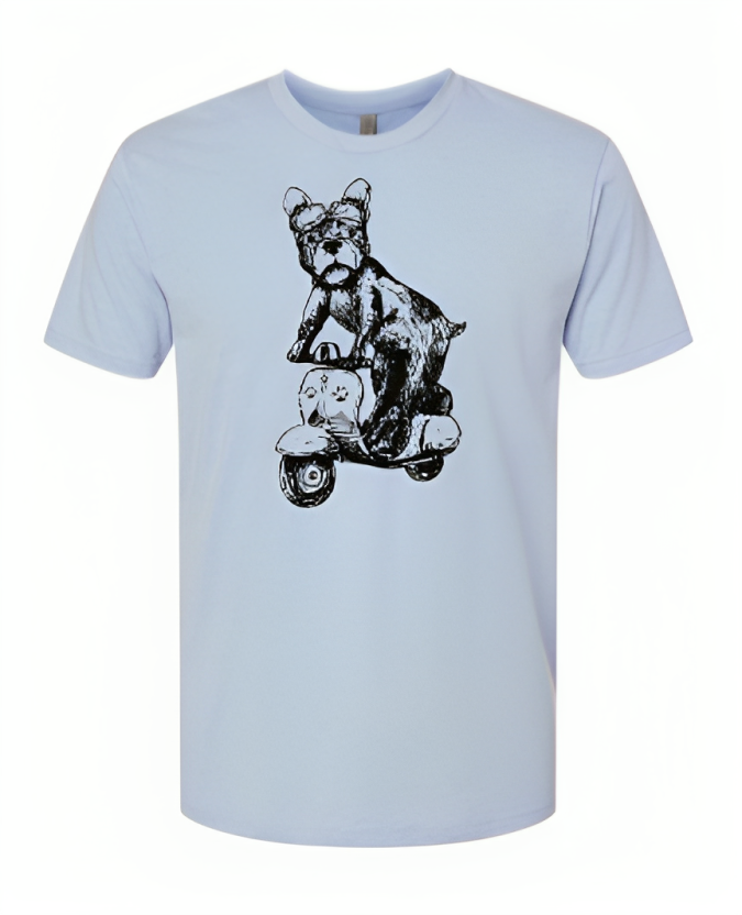 Frenchie Scooter Tee