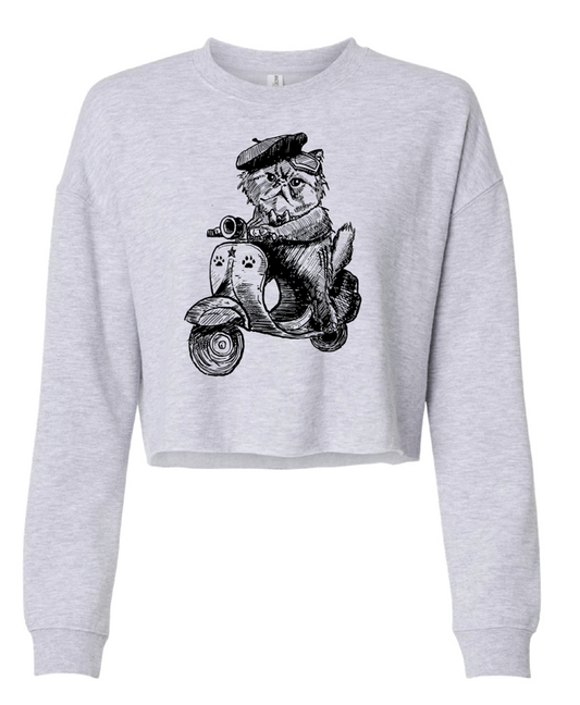 Crop Crewneck Sweatshirt