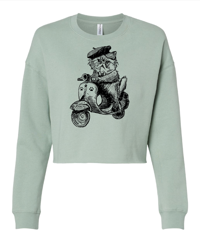 Crop Crewneck Sweatshirt